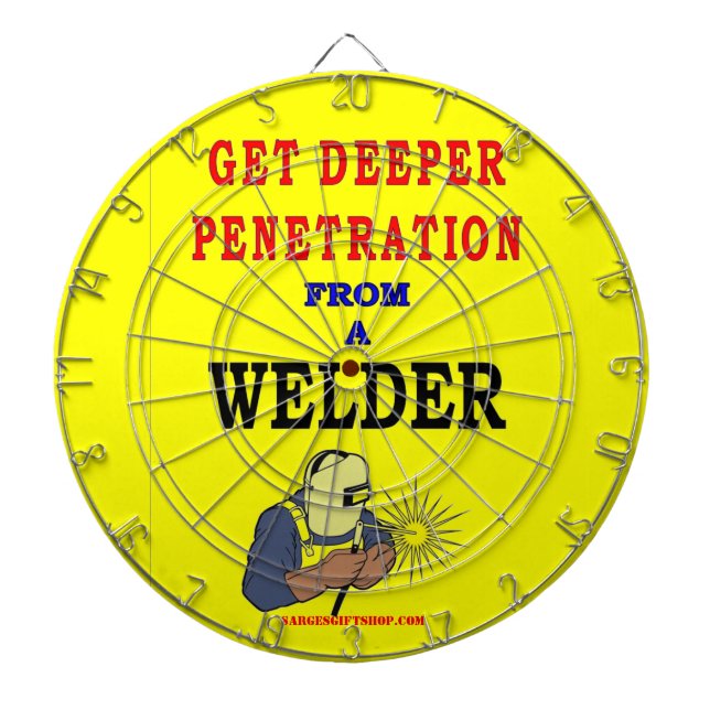 GET DEEPER PENETRATION DARTBOARD WITH DARTS (Front)