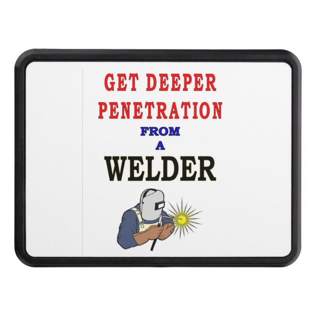 GET DEEPER PENETRATION FROM A WELDER TRAILER HITCH COVER (Front)