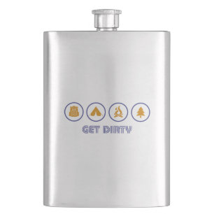 Get Dirty Camping Flask