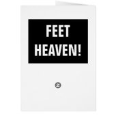 GET DOWN AT MY FEET! CARDS (Back)