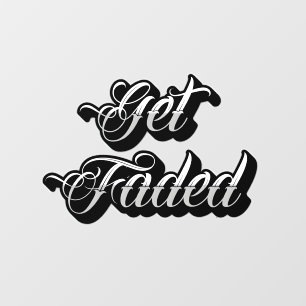 Get Faded Barbershop Wall Decal