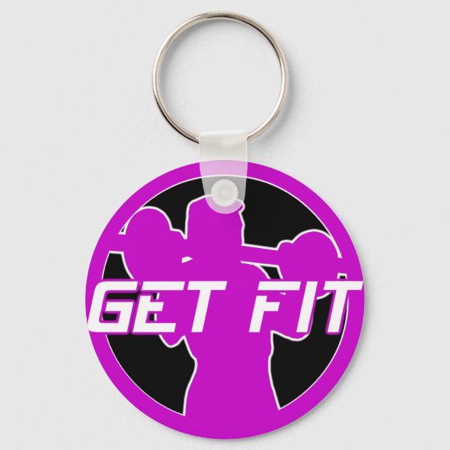 Get Fit Keychain (Front)