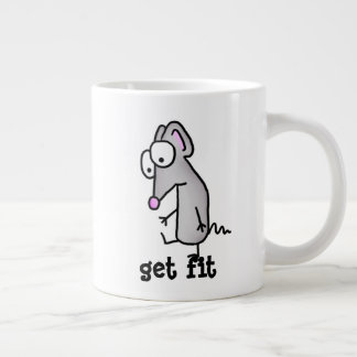 Get Fit Mouse Giant Coffee Mug