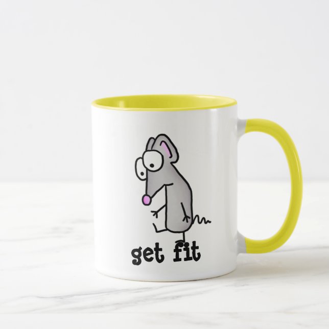 Get Fit Mouse Mug (Right)