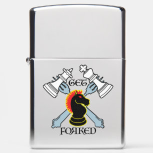 GET FORKED black wins Zippo Lighter