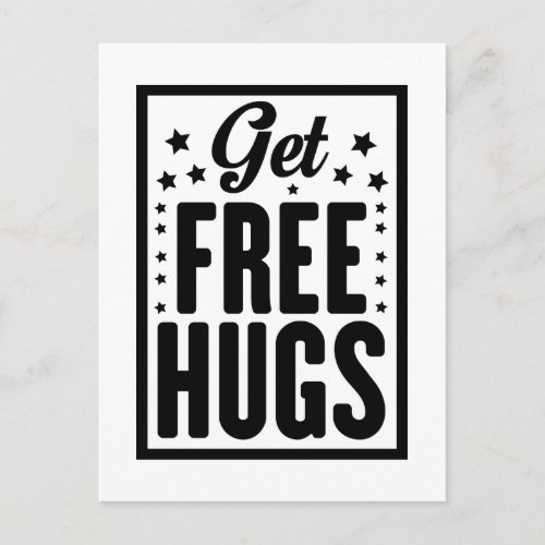 Get Free Hugs Postcard