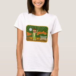 Get Funky Disco Customizable Sock Monkey Character T-Shirt