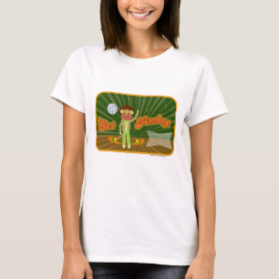 Get Funky Disco Customizable Sock Monkey Character T-Shirt