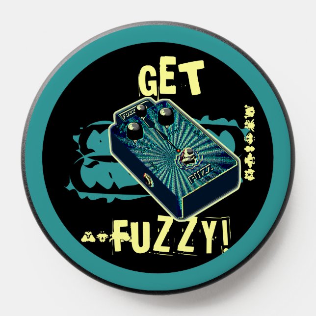 Get Fuzzy! Fuzz Guitar Pedal  PopSocket (Popsocket)