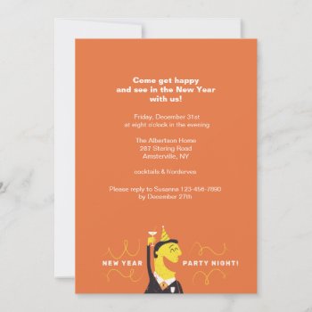 Get Happy New Year's Eve Party Invitation by PixiePrints at Zazzle