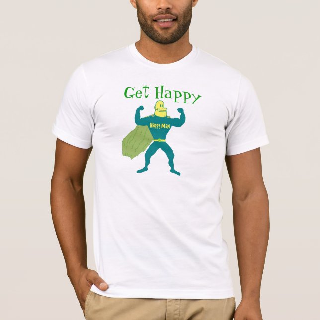 Get Happy Superman T-Shirt (Front)