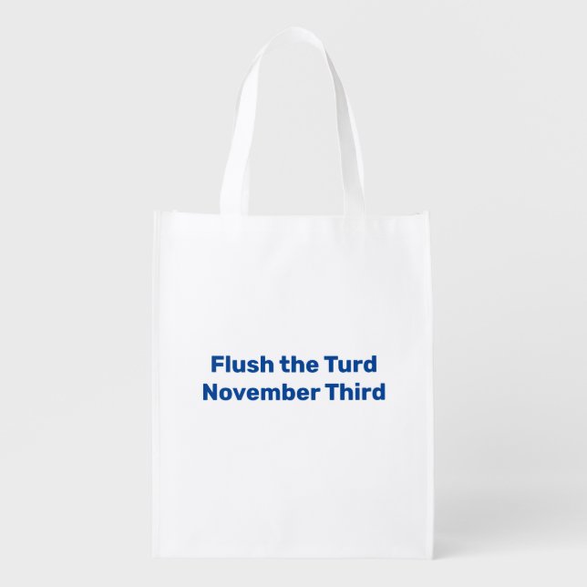 Get him out! grocery bag (Front)