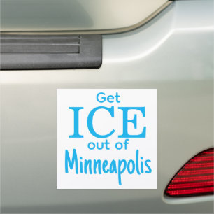 Get ICE out of [place] Car Magnet