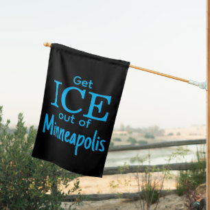 Get ICE out of [place] House Flag