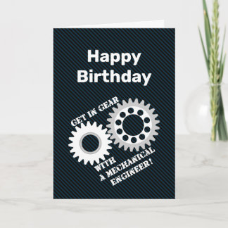Get In Gear Birthday Card
