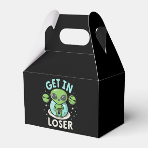 Get In Loser Alien UFO Funny Favor Boxes