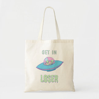 Get in Loser Aliens Funny Area 51 Tote Bag