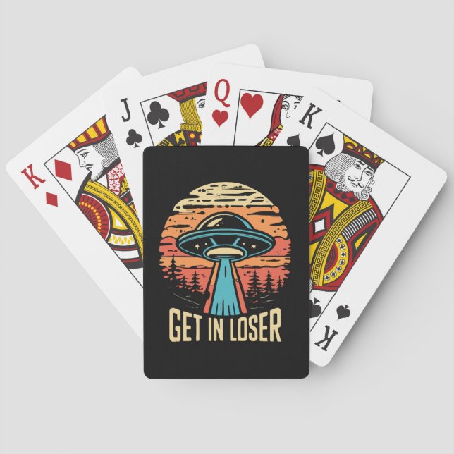 Get In loser Poker Cards (Back)