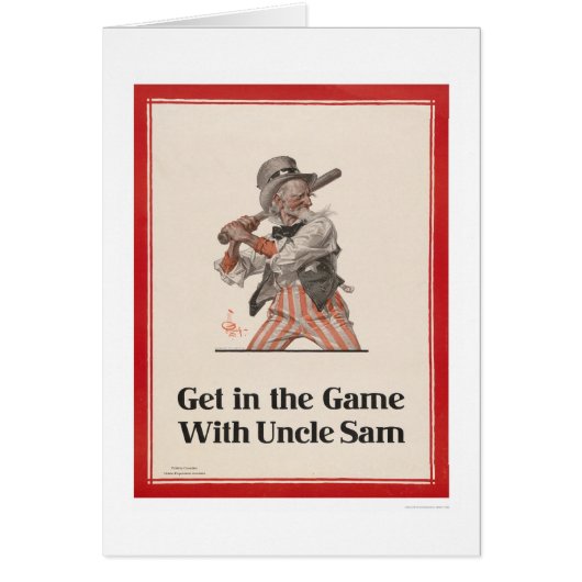 Get in the Game with Uncle Sam Cards (Front)