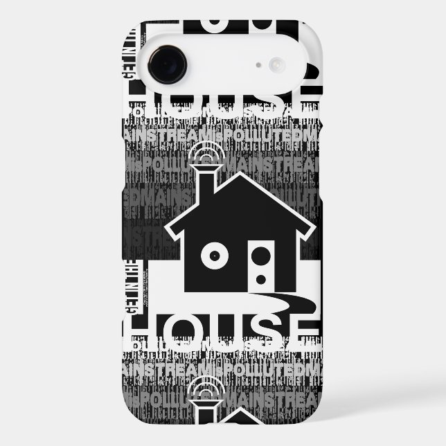 Get in the House Music Case-Mate iPhone Case (Back)