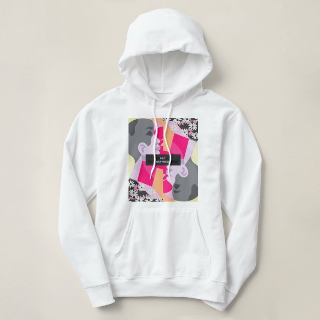 "Get Inspired"  Hoodie (Design Front)