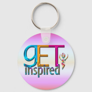 Get Inspired ~ Neon Keychain