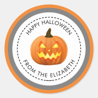 Get into the Halloween Classic Round Sticker