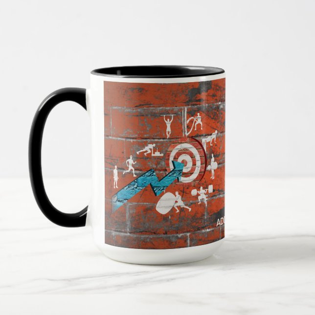  Get it Done Motivational Fitness Workout  Mug (Left)