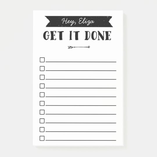 get it done lists