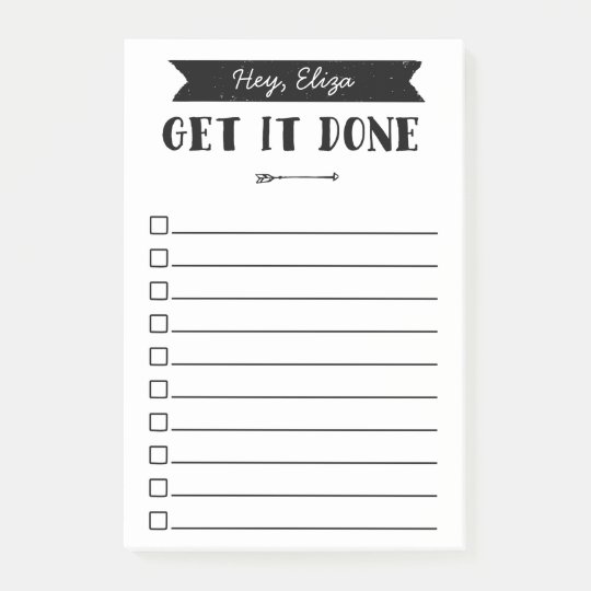 get it done list