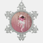 GET IT GIRL #1 SNOWFLAKE PEWTER CHRISTMAS ORNAMENT