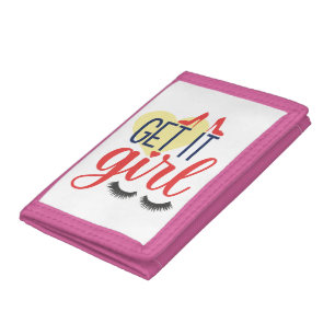 Get it, girl! Female empowerment Tri-fold Wallet