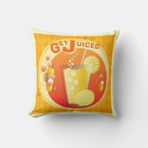 Get Juiced Graphics Party Time Sunroom Pillows