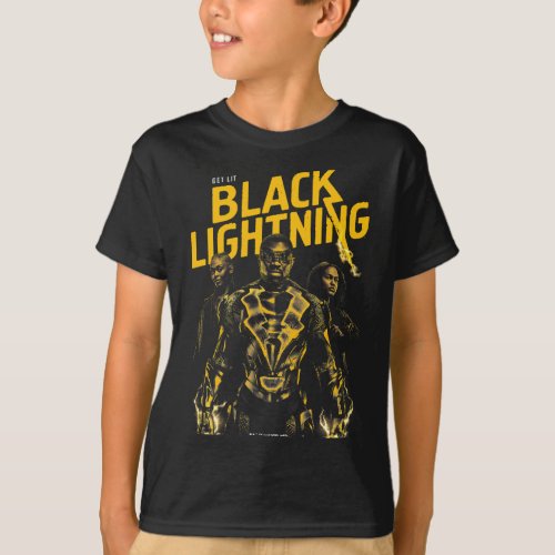 Get Lit _ Black Lightning T_Shirt