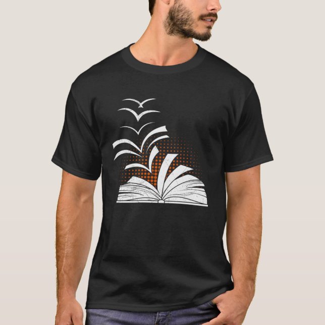 Get Lit Book  Reading fans Books Bookworm T-Shirt (Front)
