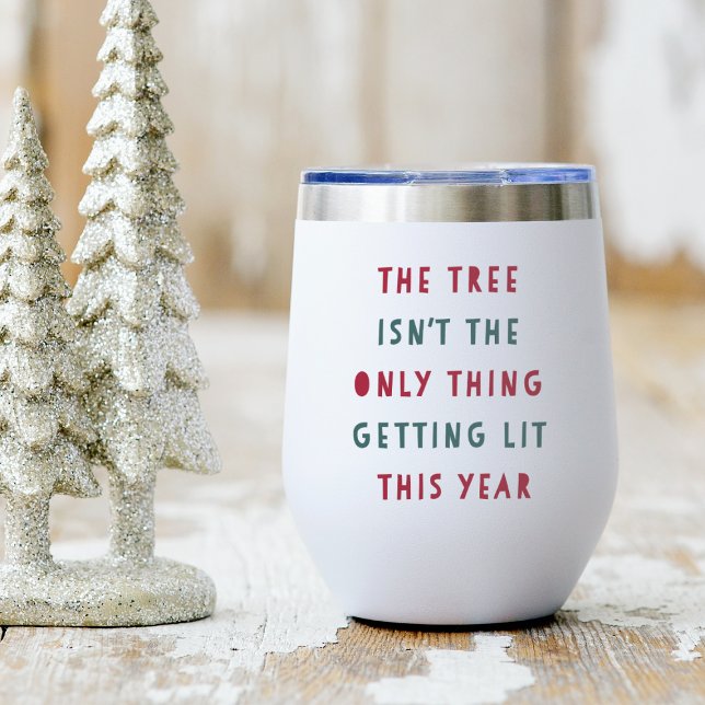 Get Lit | Christmas Thermal Wine Tumbler (Creator Uploaded)