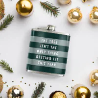 Get Lit Christmas Flask