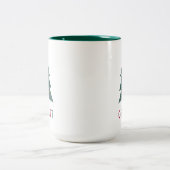 Get Lit | Funny Christmas Two-Tone Coffee Mug (Center)