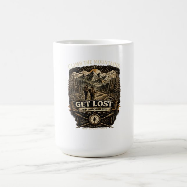 Get Lost And Find Yourself Coffee Mug (Center)