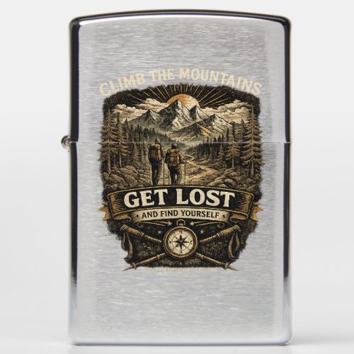 Get Lost And Find Yourself Zippo Lighter