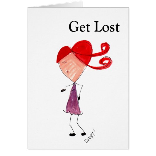 Get Lost Cards (Front)