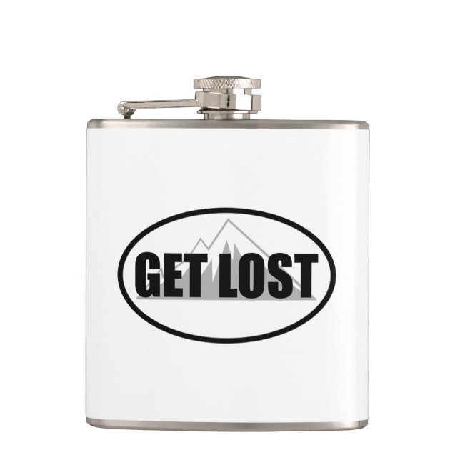 Get Lost Flask (Front)