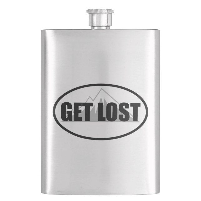 Get Lost Flask (Front)
