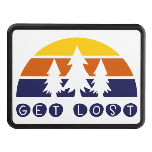 Get Lost Funny Camping Hitch Cover