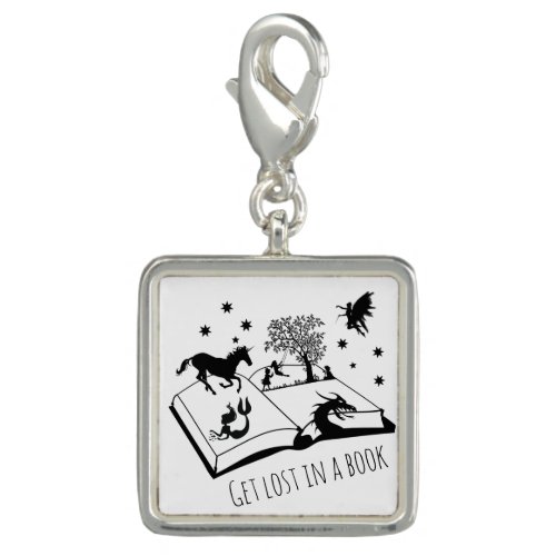 Get Lost in a Book Charm