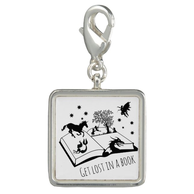 Get Lost in a Book Charm (Front)