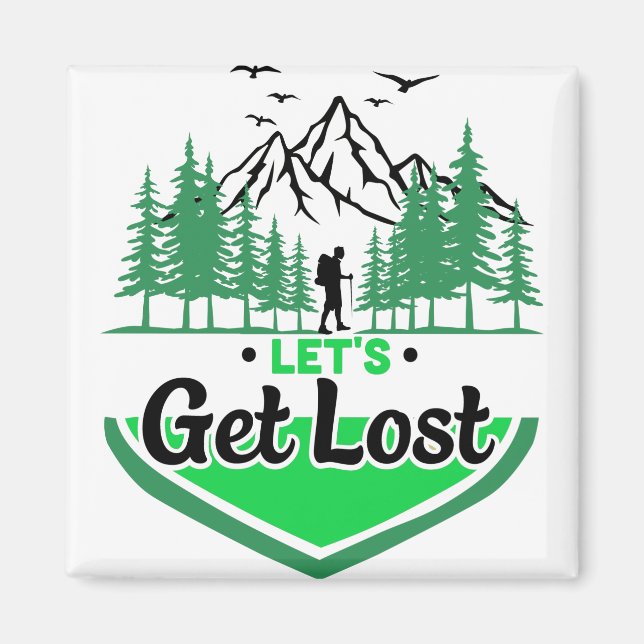 get lost magnet (Front)
