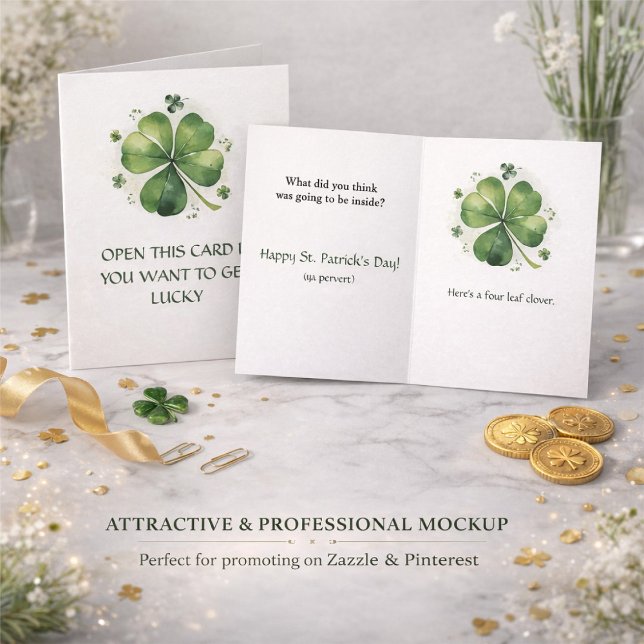 Get Lucky - Funny St. Patrick's Day  Card (Creator Uploaded)