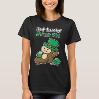 Get Lucky Pinch Me Lucky Shamrock St Patrick St Pa T-Shirt