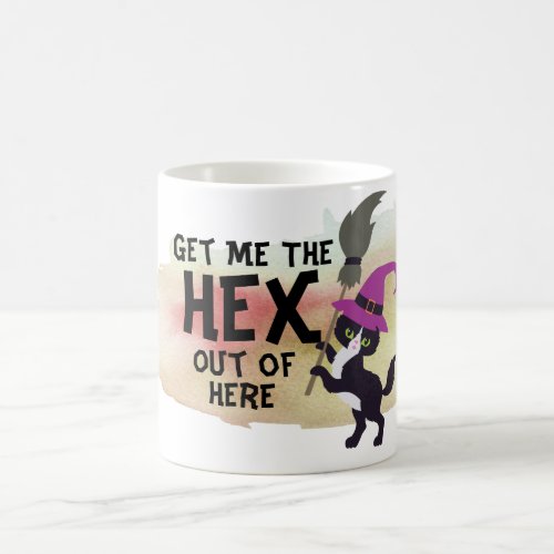 Get Me The Hex funny spooky Halloween Mug Design